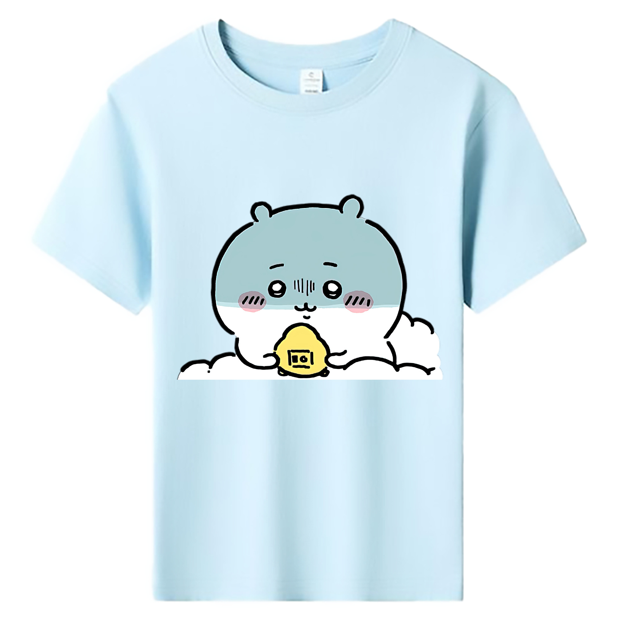（画像用） ちいかわ ちいかわ Chii-kawa chiikawa 綿100％キッズTシャツ（フロントプリント）